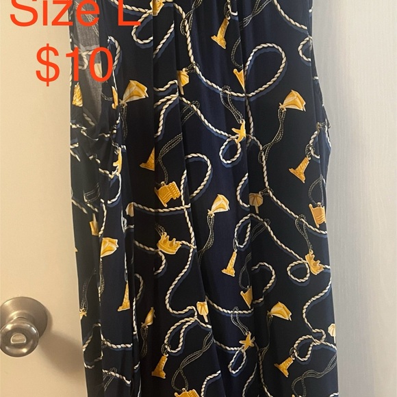 Navy SunDress with Nautical Print - Picture 1 of 1